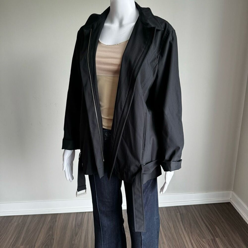 Rene Lezard Black Buckle Jacket By Botto Giuseppe & Figli - Picture 4 of 10
